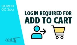 Login required for add to cart