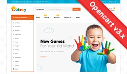 Cutezy - Kids and Toys Store OpenCart Theme - OP..
