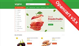 Vegroe - Grocery Shop OpenCart Theme - OPCADD072