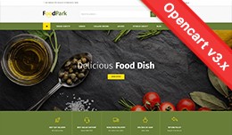 FoodPark Store OpenCart Theme - OPCADD063