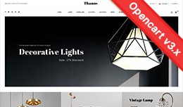Thanos - Lighting Store OpenCart Theme - OPCADD060