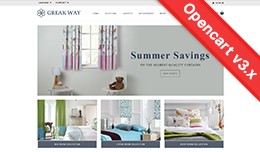 Greak Way - Curtains Store OpenCart Theme - OPCA..