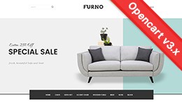 Furno - Furniture Store OpenCart Theme - OPCADD051