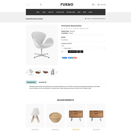 OpenCart - Furno - Furniture Store OpenCart Theme - OPCADD051