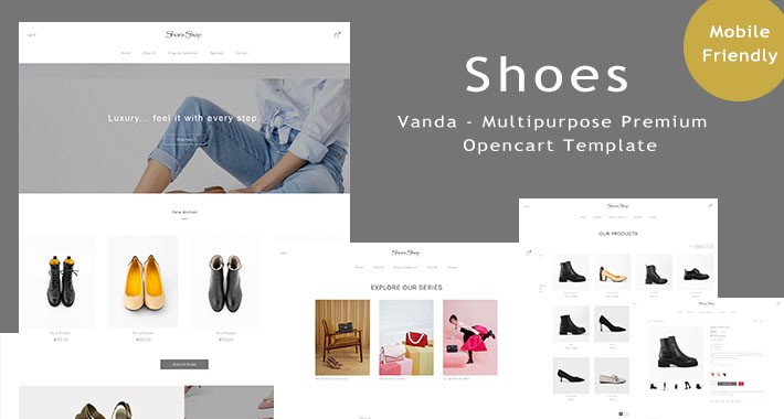Shoe - Modern And Minimalistic eCommerce Opencart Theme