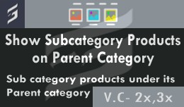 Show Subcategory Products on Parent Category