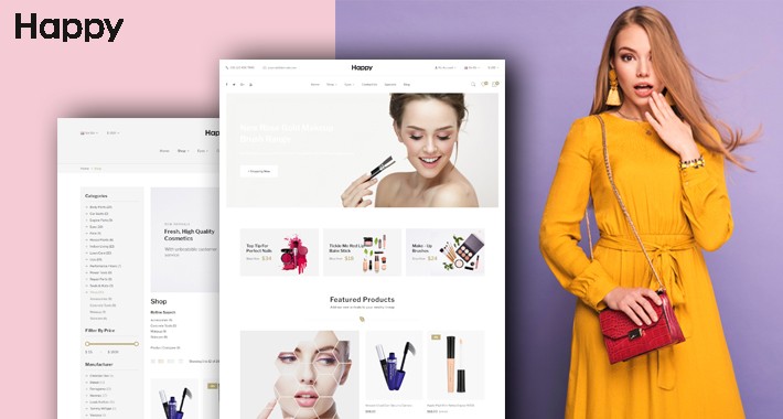 Cosmetic Mega Multi Store Opencart Theme