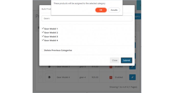 Bulk Products To Category