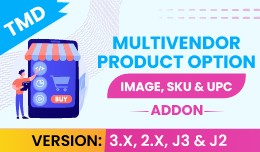 MultiVendor  Product Option Image, SKU & UPC