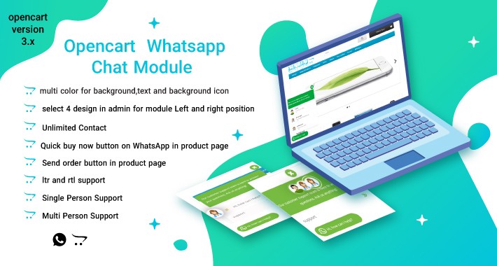 Whatsapp chat tool opencart