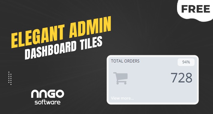 Elegant Admin Dashboard Tiles