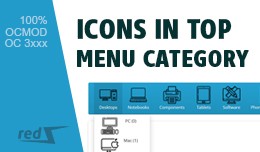 Category icon in the top menu