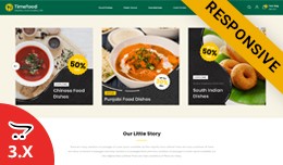 Timefood – Healthy Food Store OpenCart  Respon..