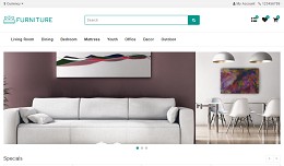 Furniture Responsive Theme OpenCart 3.x