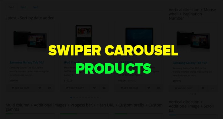 Swiper Carousel Products