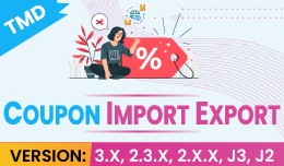 Coupon Import Export (1.5.x ,2.x & 3.x)