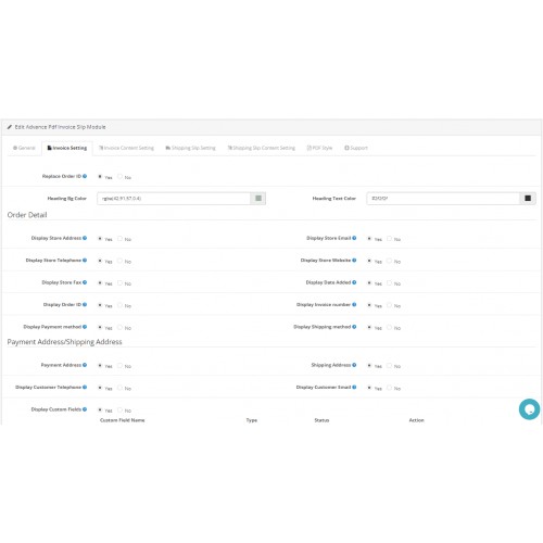OpenCart Advance PDF Invoice Opencart Advance Pdf Invoice