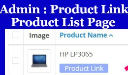 Admin : Product Page Link in Product List / Prod..