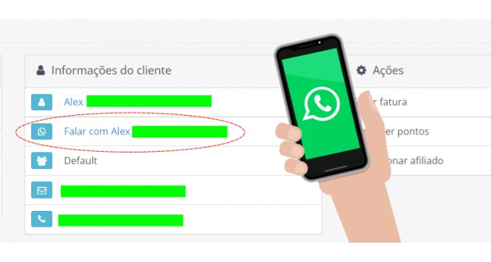 whatsapp nos detalhes do pedido/whatsapp button in order details