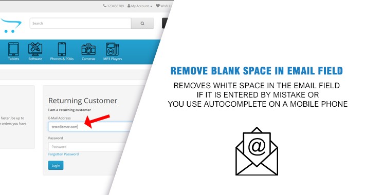 opencart-remove-blank-space-in-email-field