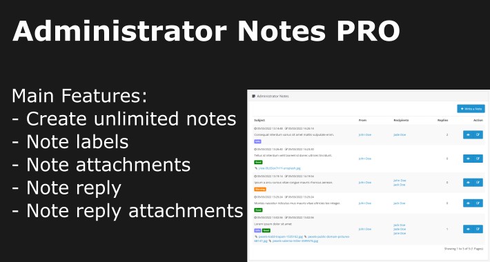 OpenCart - Administrator Notes PRO