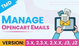 opencart email management system multi-language