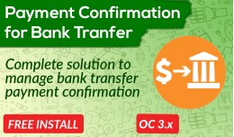 Konfirmasi Pembayaran Bank Transfer OpenCart [Ad..