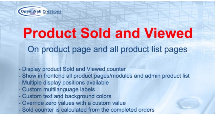 Product Sold and Viewed