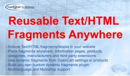 Reusable Text/HTML Fragments Anywhere