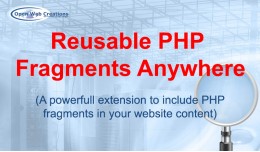 Reusable PHP Fragments Anywhere