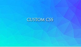 Custom Css File Free