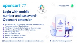 Login with mobile number and password- Opencart ..