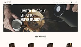 Coffee - Modern Minimalistic eCommerce Website O..
