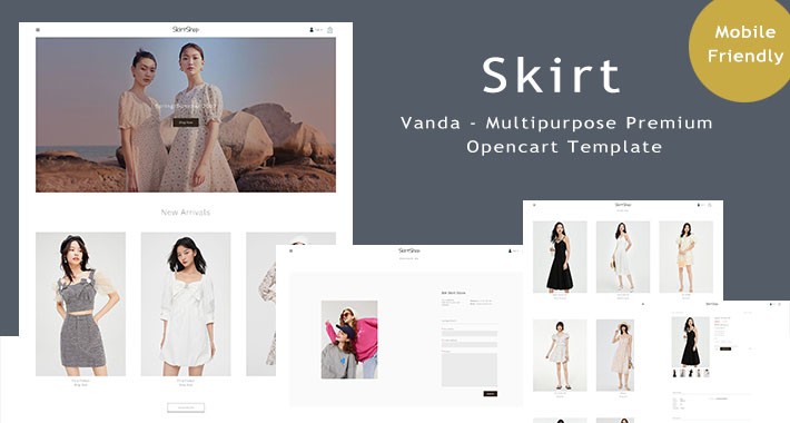 Skirt - Modern And Minimalistic eCommerce Opencart Theme