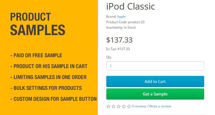 Sampler - Product Samples