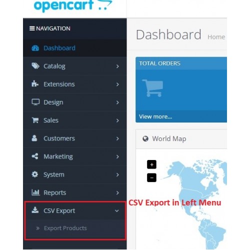 OpenCart - Export Products Data Into CSV Opencart 3