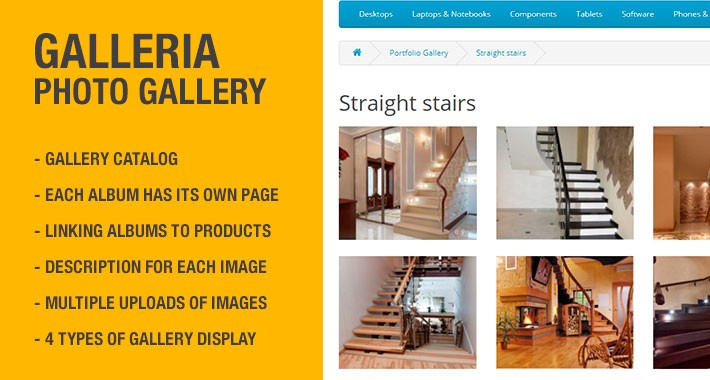 Galleria: Photo Gallery Extension for OpenCart