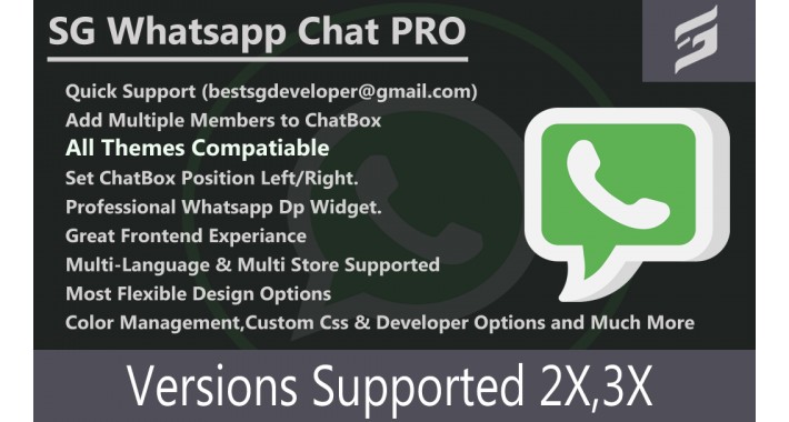 Whatsapp Enquiry Chat Extension PRO
