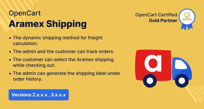 Opencart Aramex Shipping