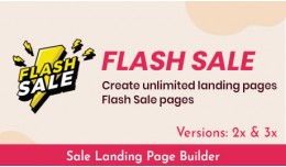 Flash Sale/Landing Page Builder