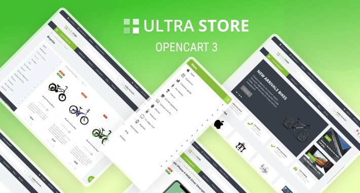UltraStore (v. 3.1) - Responsive / Multipurpose / Opencart 3
