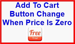 Add To Cart Button Change When Price Is Zero