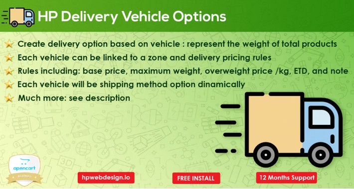 Vehicle Delivery Options Shipping Method