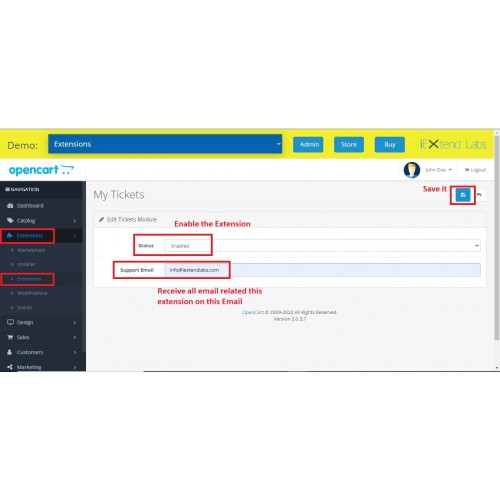 OpenCart Advanced Customer Support Ticket System OpenCart Advanced Customer Support Ticket System