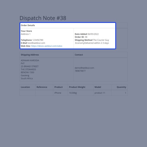 OpenCart Opencart The Courier Guy Shipping