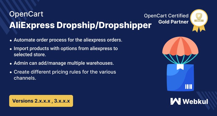 Opencart Aliexpress Dropship / DropShipper