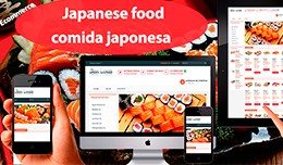 Loja Virtual Comida japonesa Sushi delivery Japa..