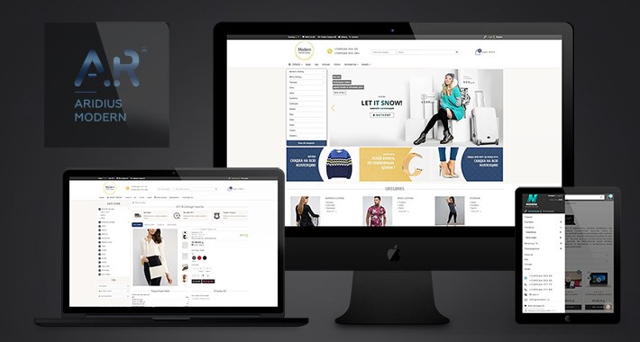 TModern multi-module Opencart Theme (Free Installation)