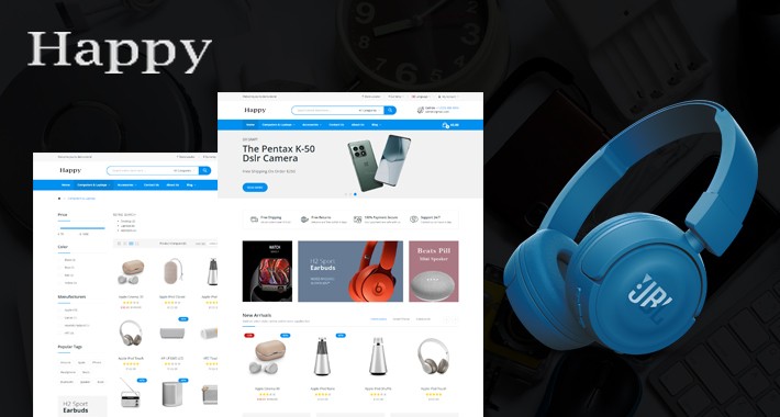 Electronic Mega Multi Store Premium Opencart Theme