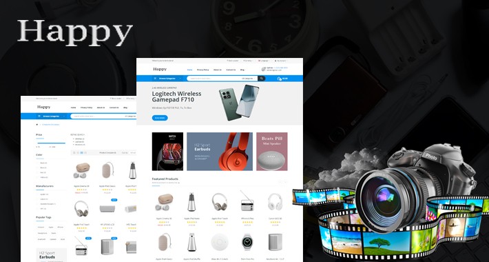 Electronic Mega Multi Store Premium Opencart Theme